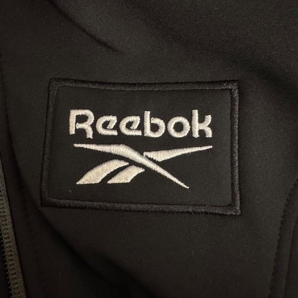 NWOT REEBOK SOFT SHELL JACKET RN#127805 BLACK MENS LARGE - Picture 4 of 6